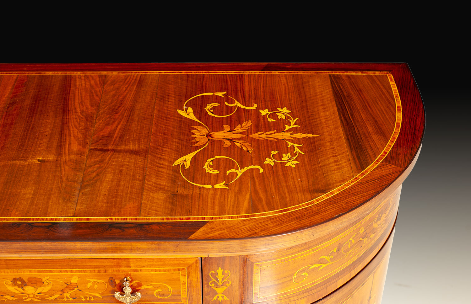 PM-232 Restored Italian inlaid buffet - Image 2