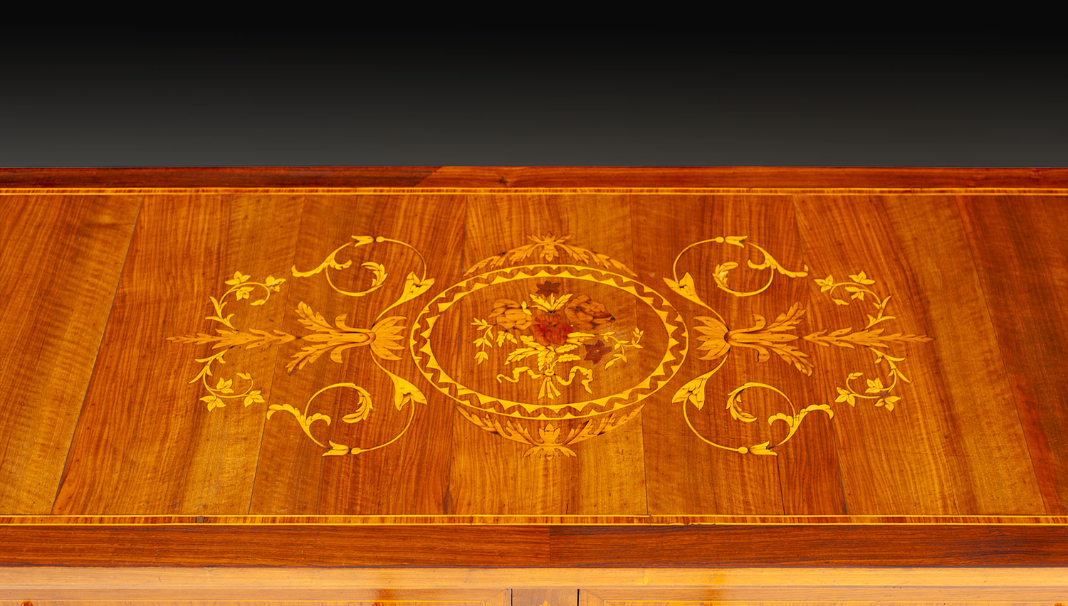 PM-232 Restored Italian inlaid buffet - Image 4