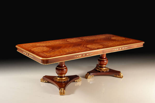 VG-1264-250 Formal double pedestal dining table